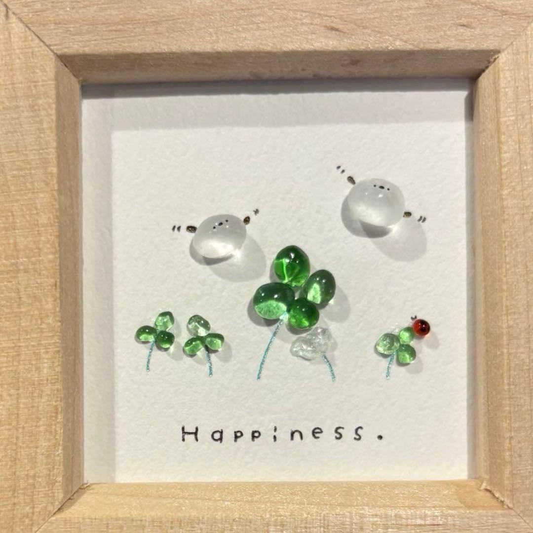 きい♡シーグラスアート