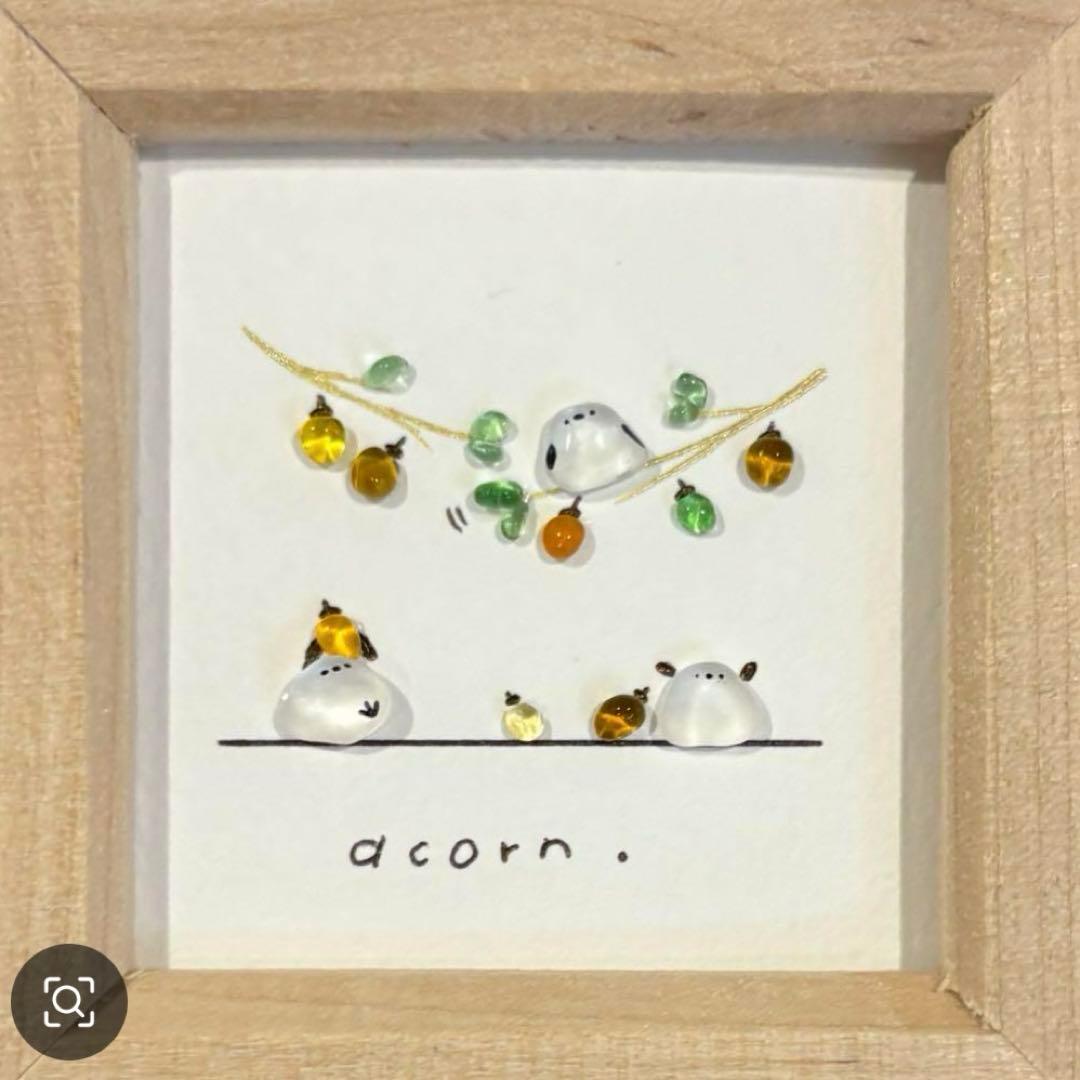 きい♡シーグラスアート