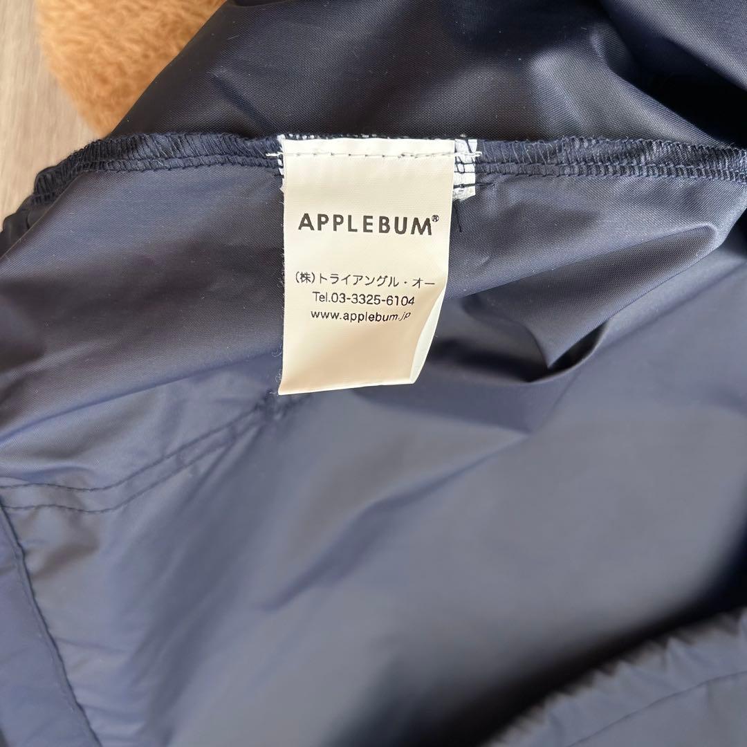 【美品】APPLEBUM アノラック パーカー ナイロンジャケット 紺 L