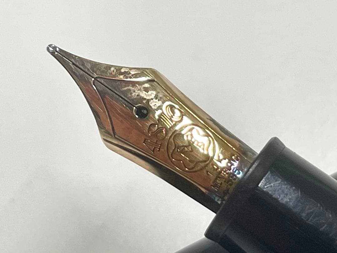 【TK】MONTBLANC マイスターシュテュックペン先14金 585 万年筆
