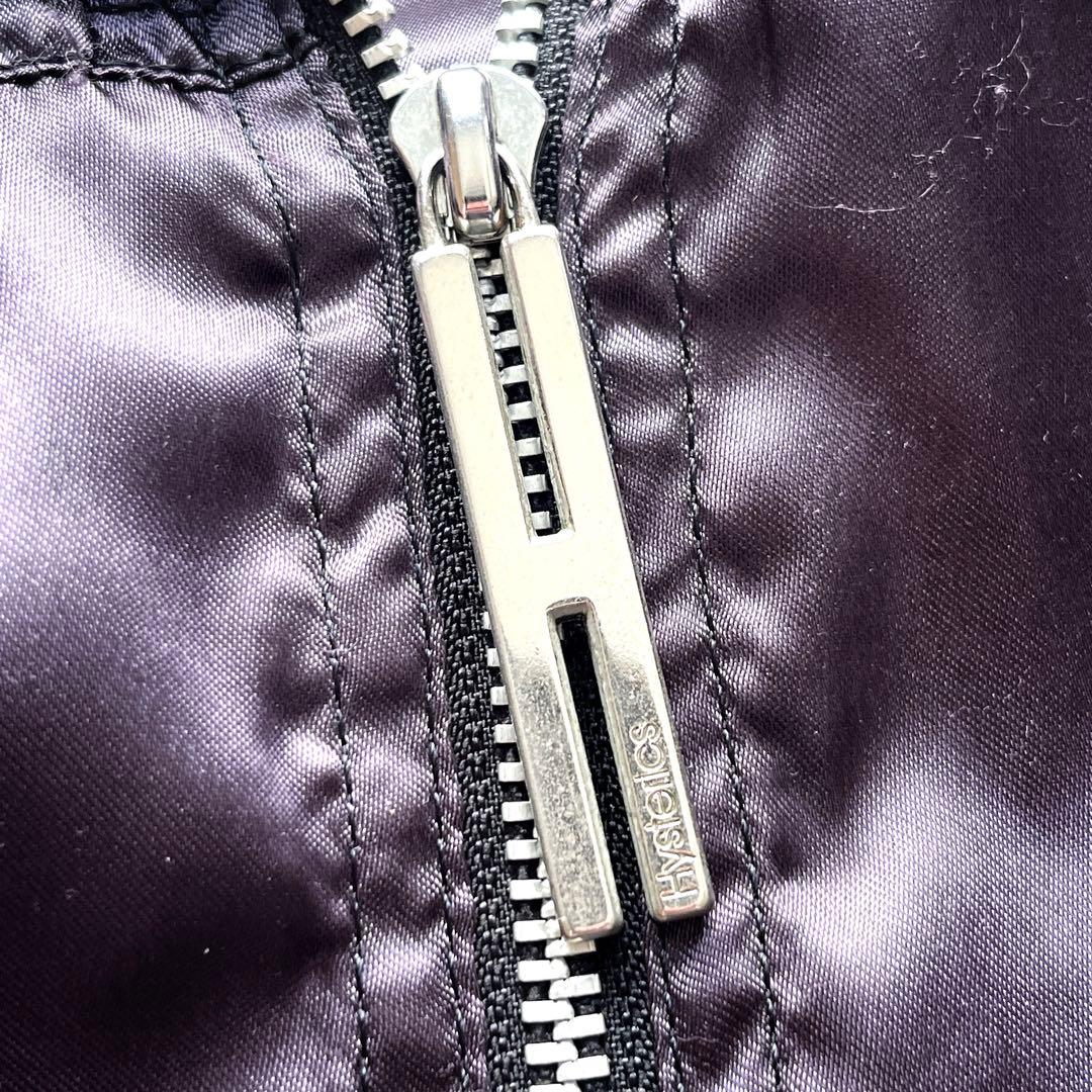 00s HYSTEIC GLAMOUR ガール 刺繍 短丈　スカジャン ムーン