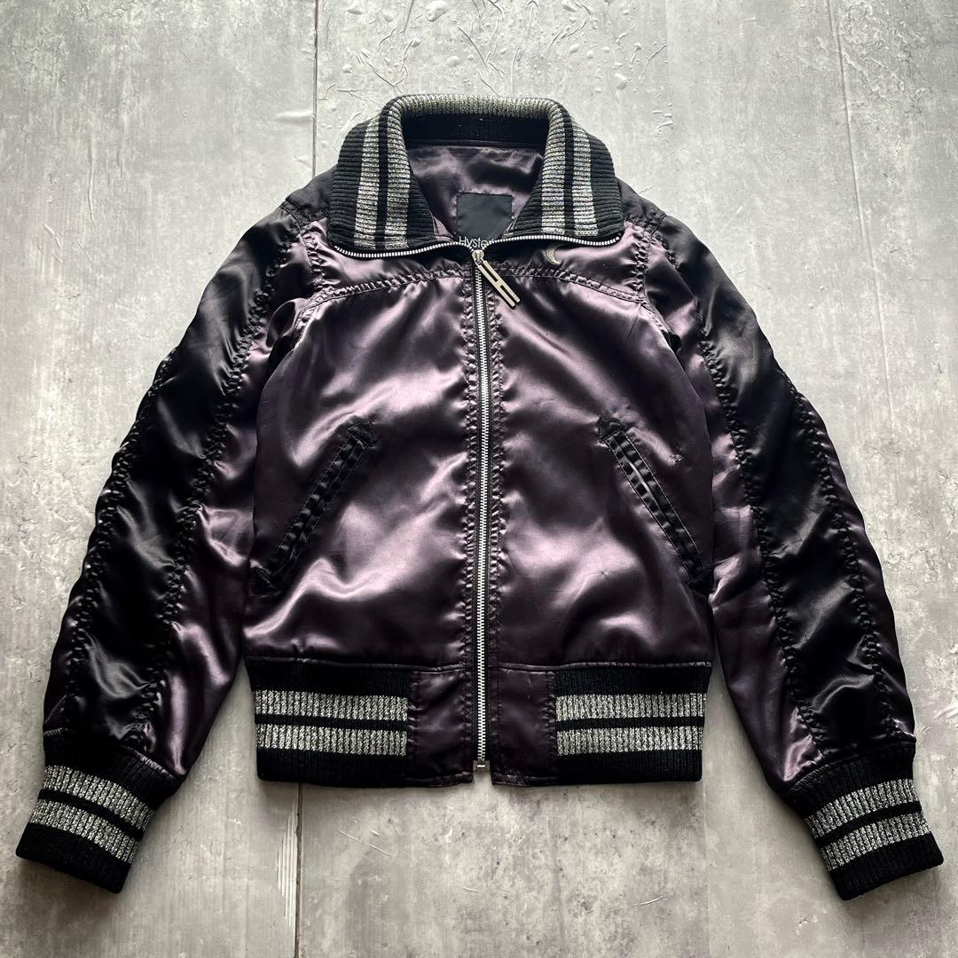 00s HYSTEIC GLAMOUR ガール 刺繍 短丈　スカジャン ムーン