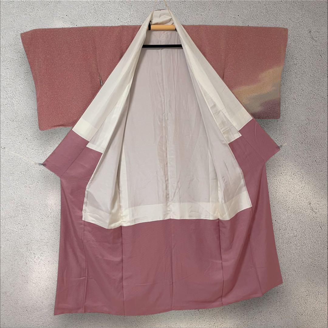 Y240 正絹 訪問着 作家物 フルセット 身丈157 裄丈68