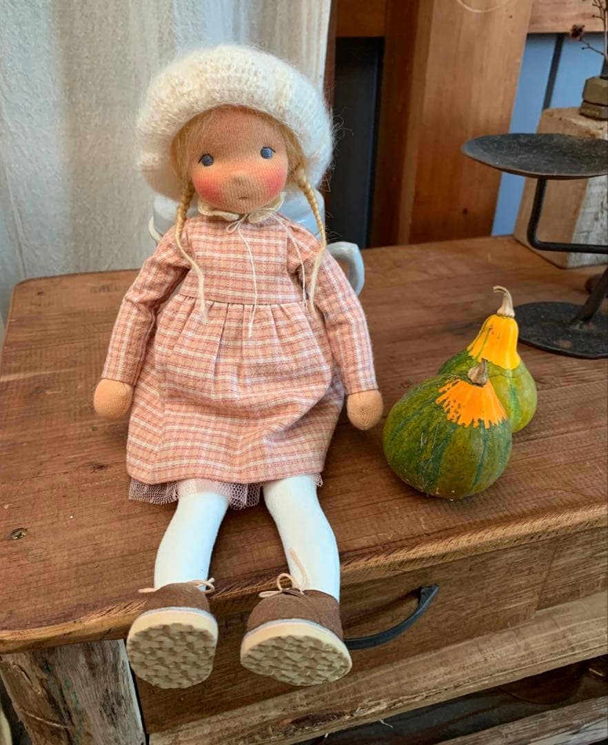 アーティストドール　ロシア 作家様　ウォルドルフ人形　コレクター 人形 ドール