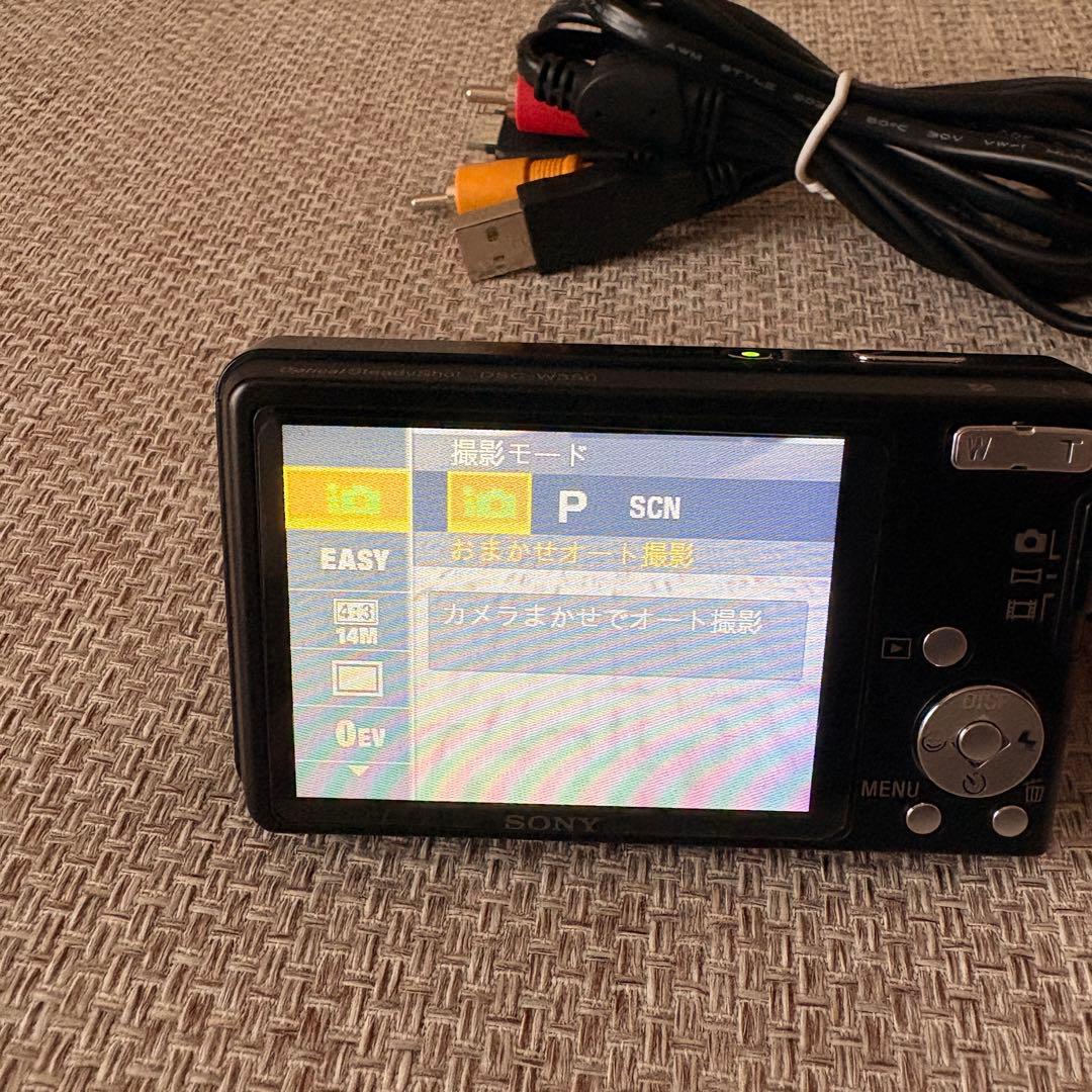 SONY Cyber-shot DSC-W350 美品 【動作確認済み】ブラック
