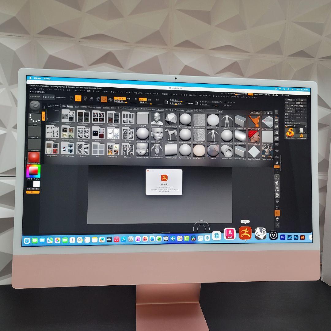 美品 iMac 24インチ M1 16/512GB CAD/BIM&3D設計