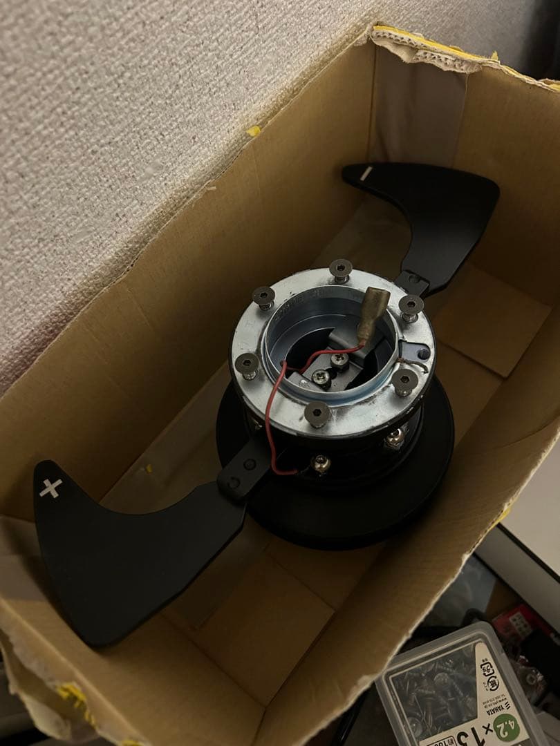 トヨタ 16系アリスト 社外BOSS 社外ハンドル パドルシフト