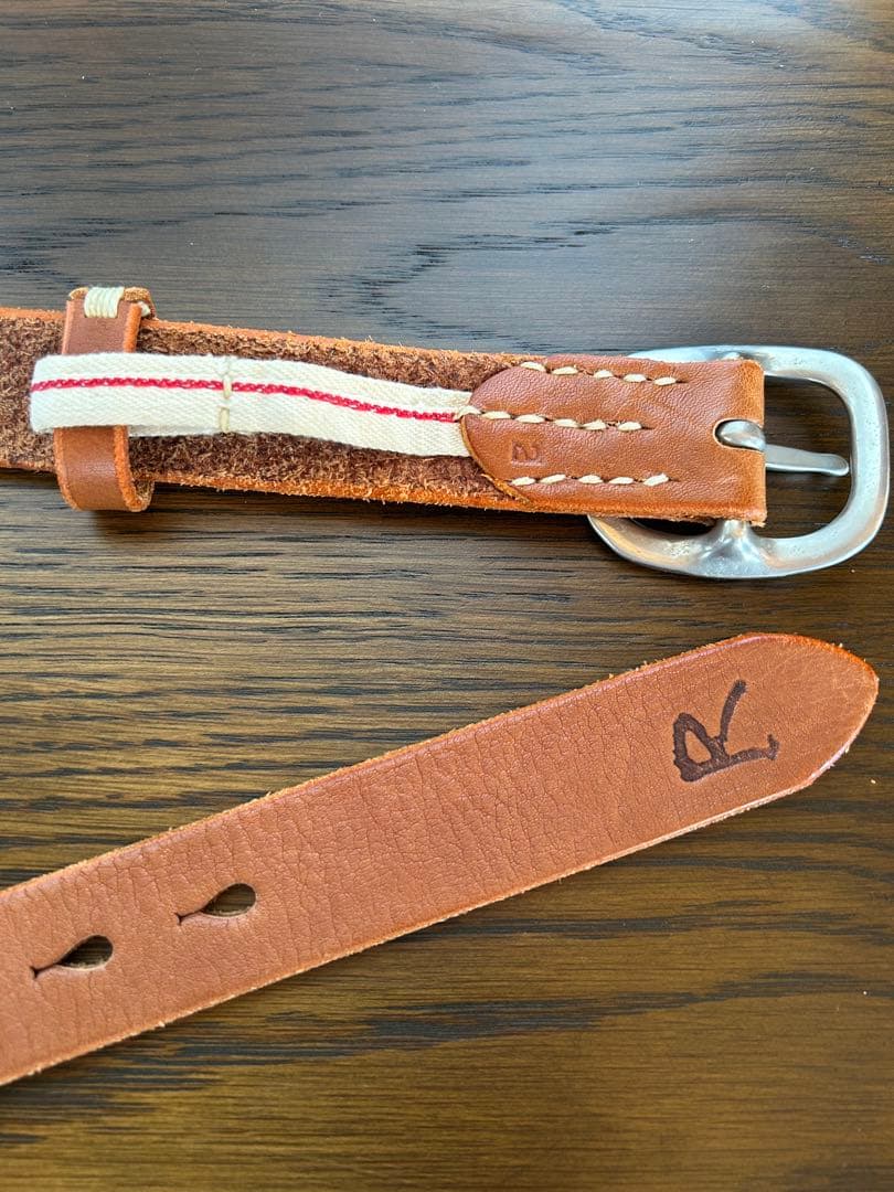 45R 本革ベルト　45rpm