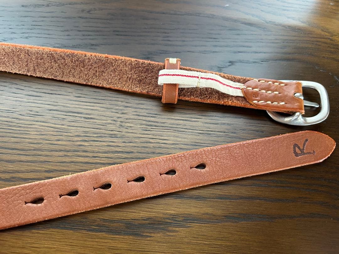 45R 本革ベルト　45rpm