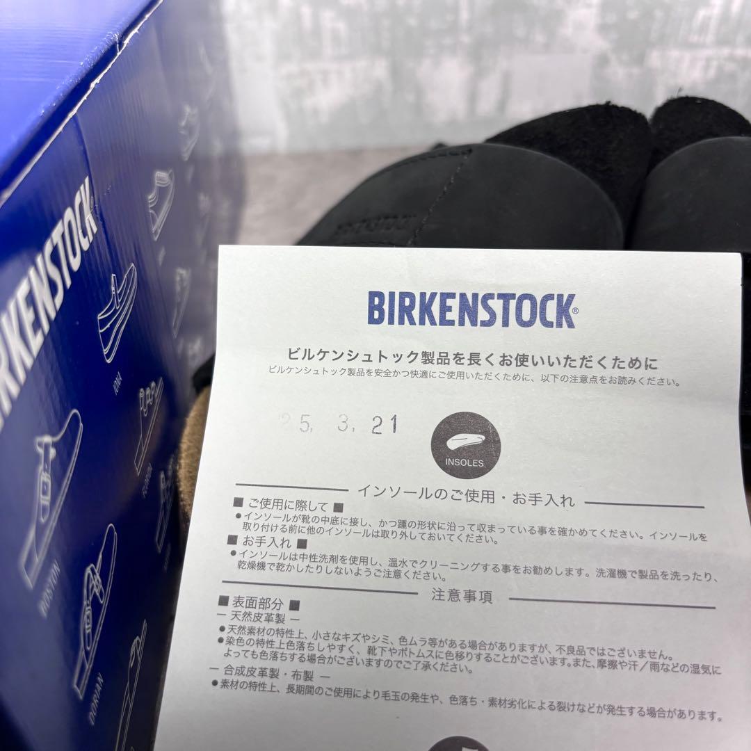 【岡田幸広！】ビルケンシュトック キョウト 37 黒 スエード レザー