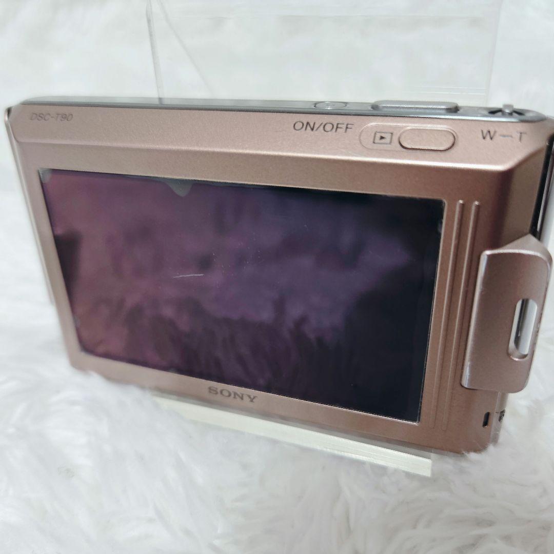 限定値下☆動作確認済 SONY サイバーショット DSC-T90 ブラウン 光沢