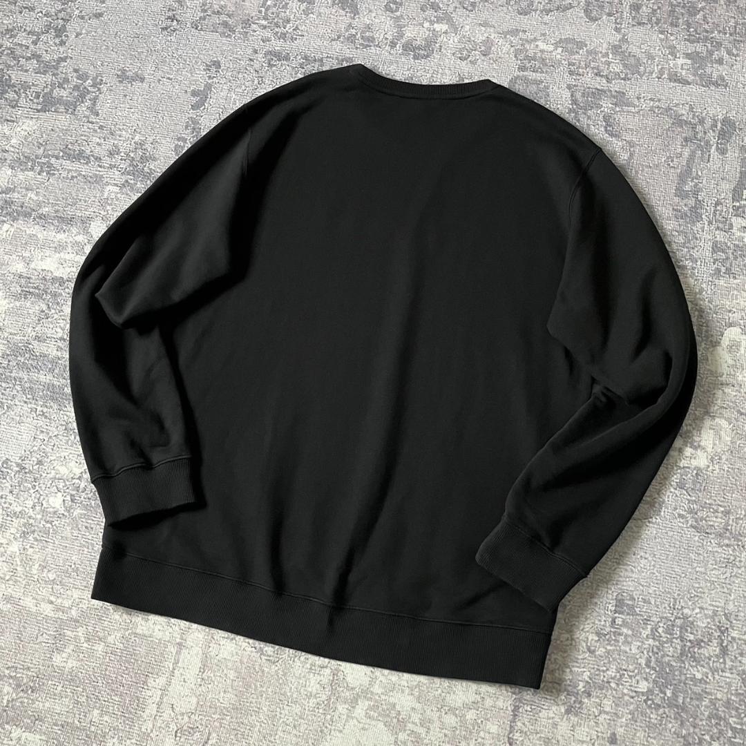 【超希少XL】ジバンシー センター刺繍ロゴスウェット レインボー ブラック 黒