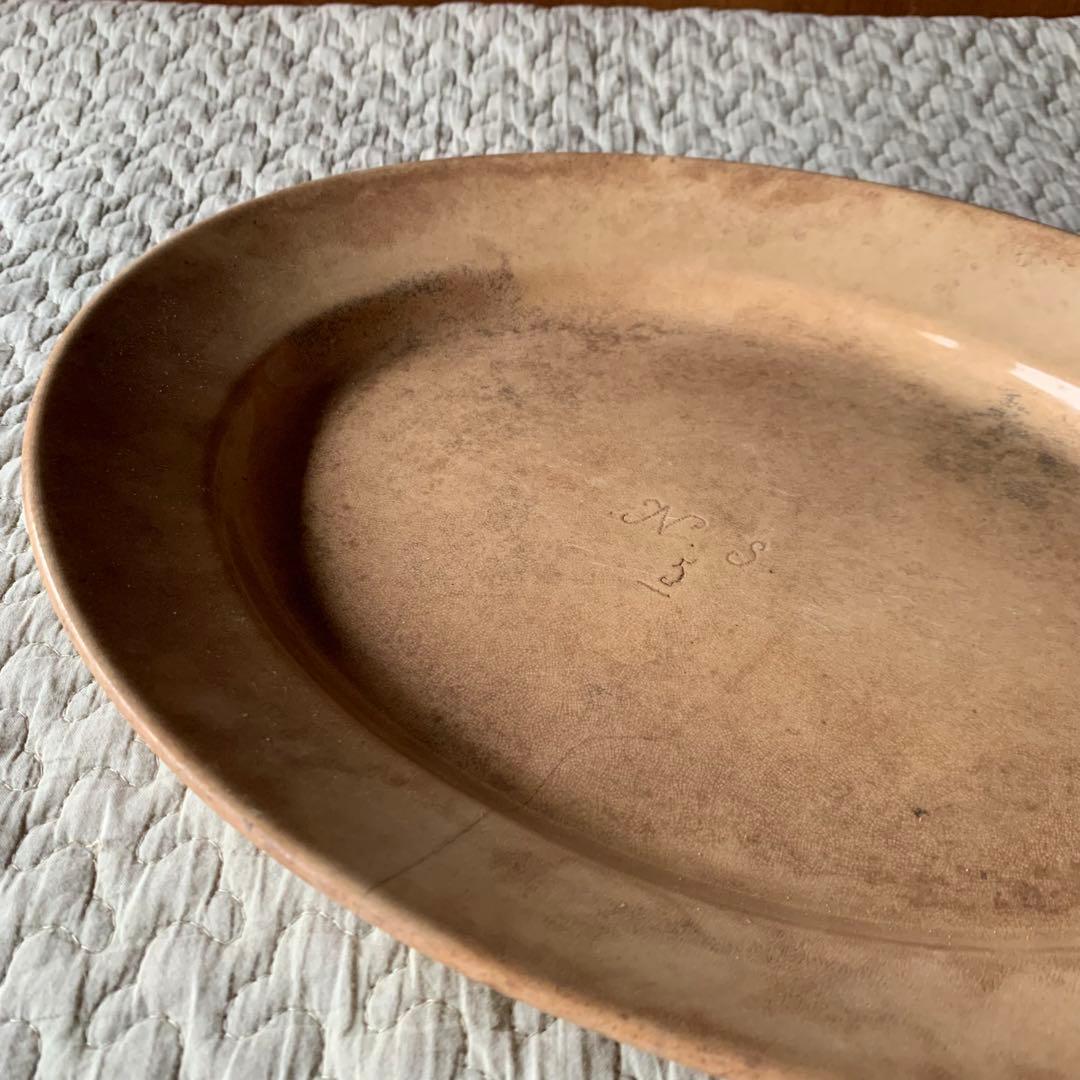 フランスアンティーク　楕円皿