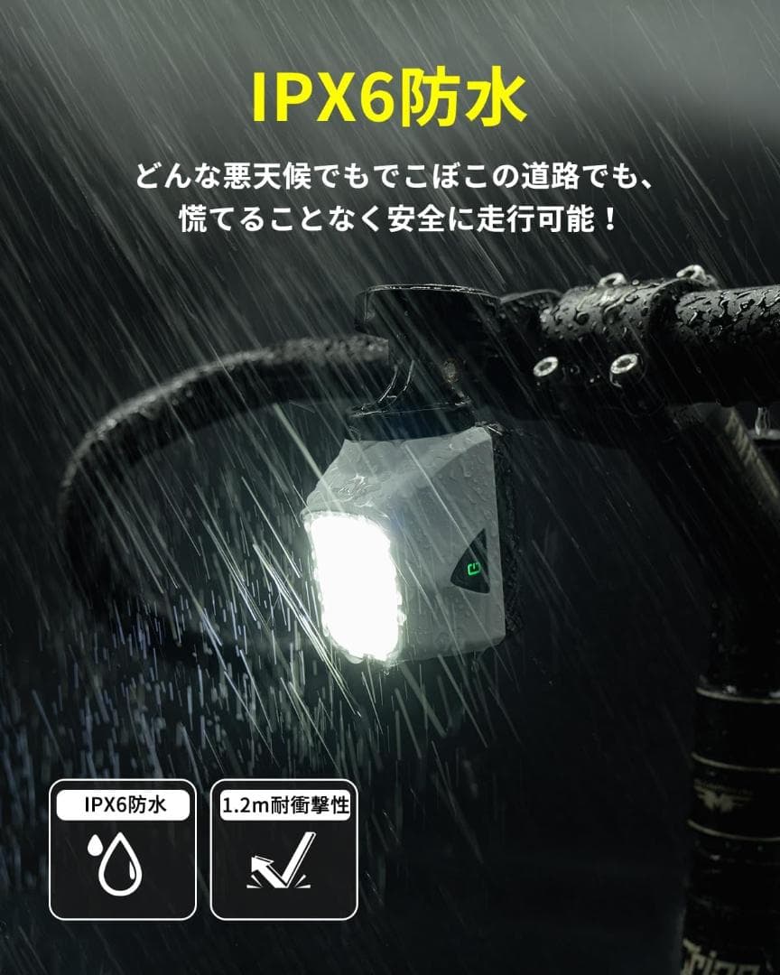 TOWILDライト GARMINマウント 1700ルーメン 4000mAh大容量