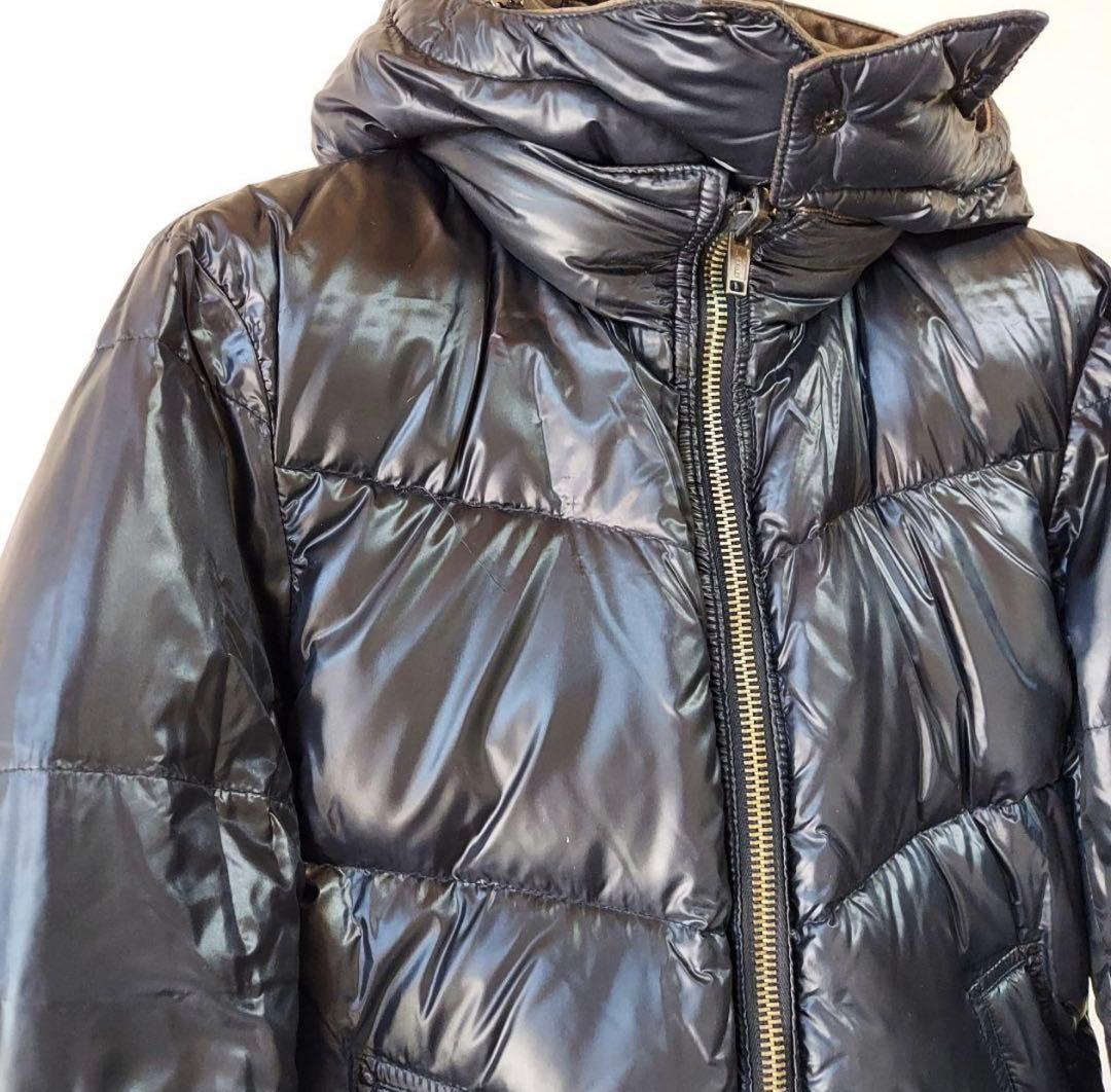 トゥモローランド リバーシブル レザー ダウンジャケット 羊革