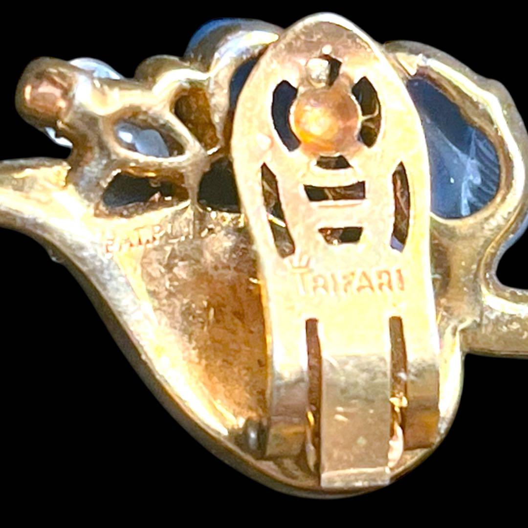 CROWN TRIFARI☆フルーツサラダ☆ファークリップブローチ＆イヤリング