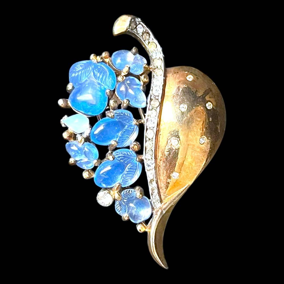 CROWN TRIFARI☆フルーツサラダ☆ファークリップブローチ＆イヤリング