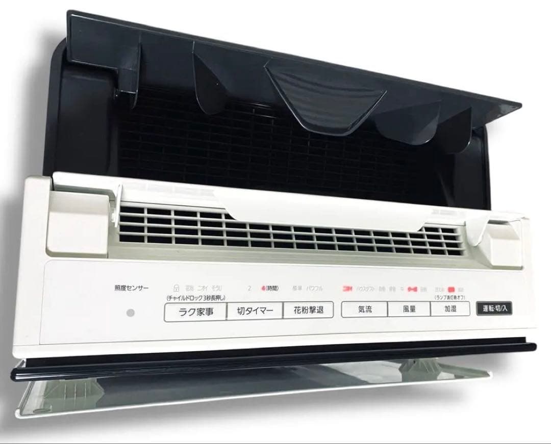 動作品 美品 パナソニック 加湿 空気清浄 F-VXS70 冬 花粉 乾燥 白