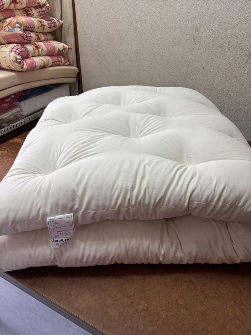 生地柄　シングル掛け布団敷布団