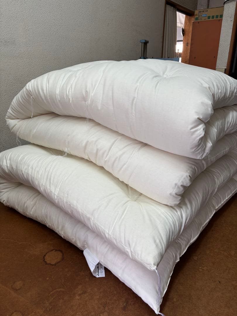 生地柄　シングル掛け布団敷布団