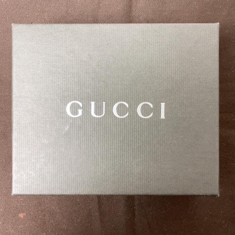 箱付き GUCCI シガレットケース GGキャンバス ブラック 黒 123033