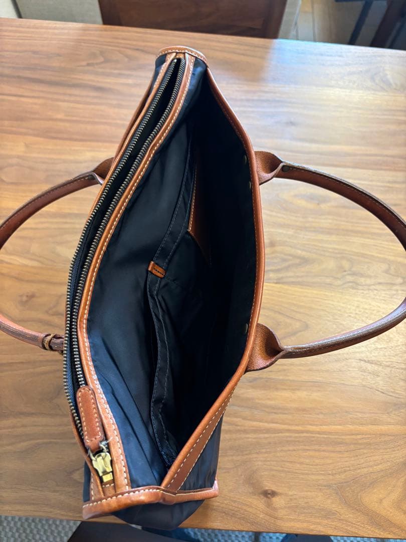 フェリージ ビジネスバッグ 1731/DS ナイロン バケッタレザー 牛革