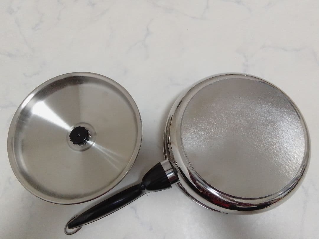 ☆未使用☆ パーマネント 鍋 フライパン セット ソースパン 片手鍋 蒸し器