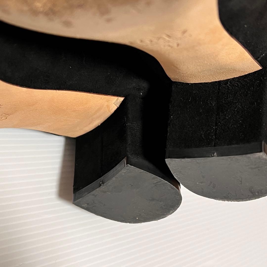 【美品】フォクシー FOXEY スエードロングブーツ ニーハイブーツ37