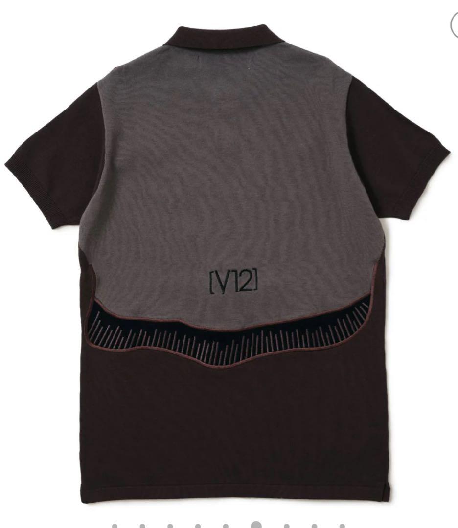 V12 FAKE PRD POLO ニットポロシャツ 2