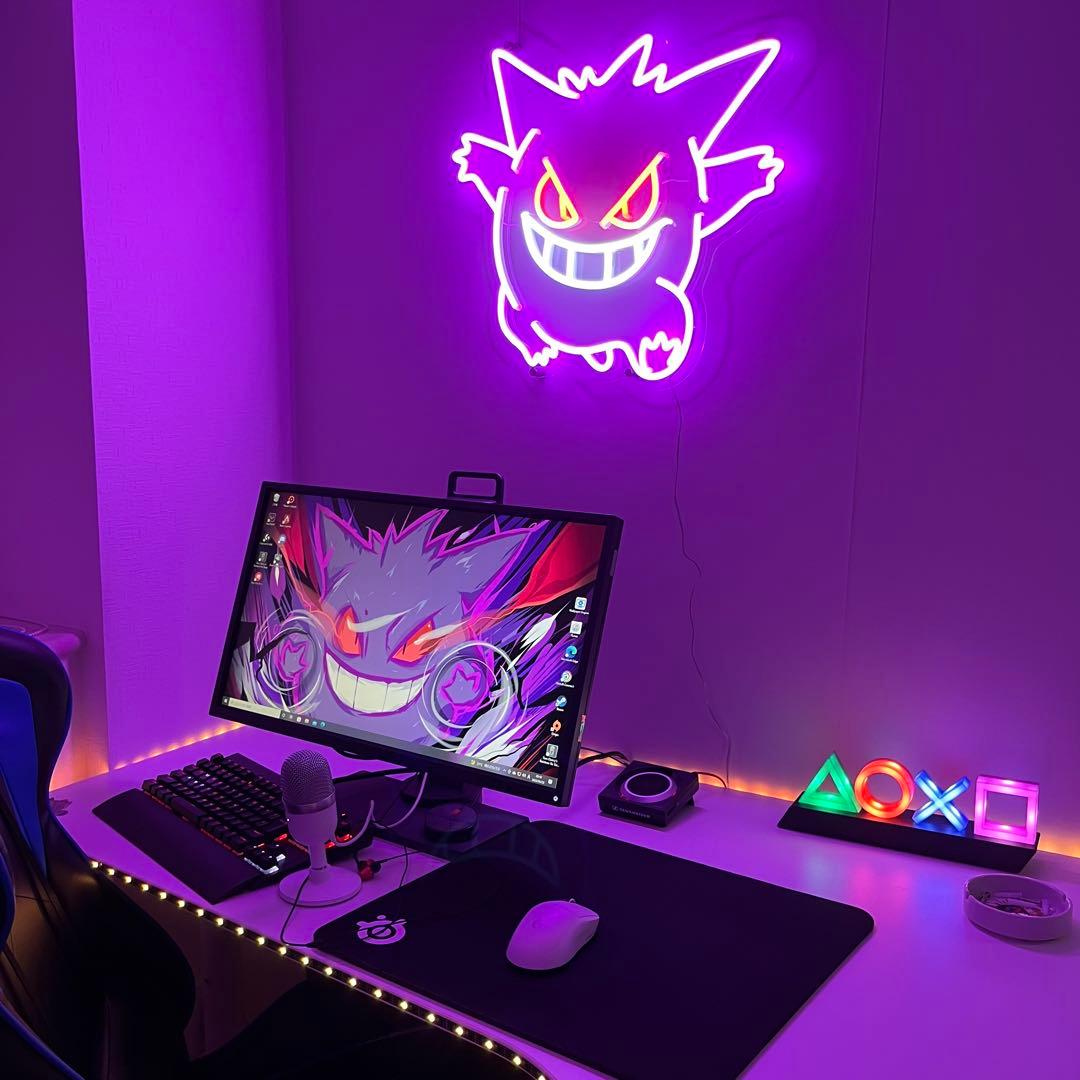 ネオンライト　ポケモン　げんがー