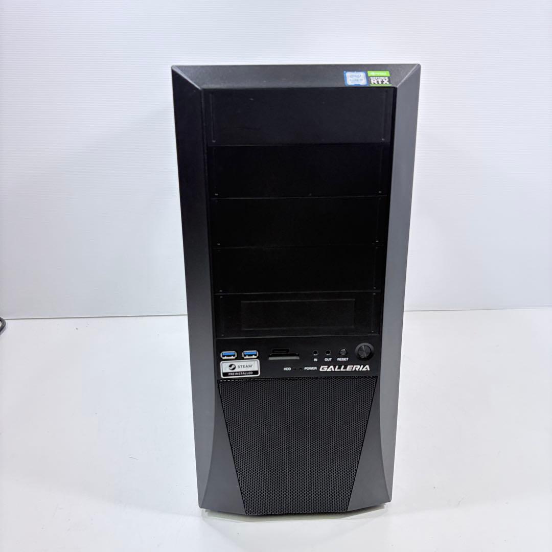 ゲーミングPC i7 9700K RTX2070super SSD1T ガレリア