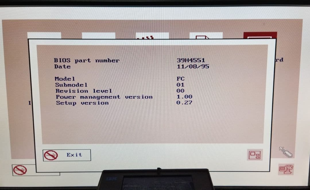 JUNK IBM palmtop PC110 ウルトラマンPC ポトリ付き