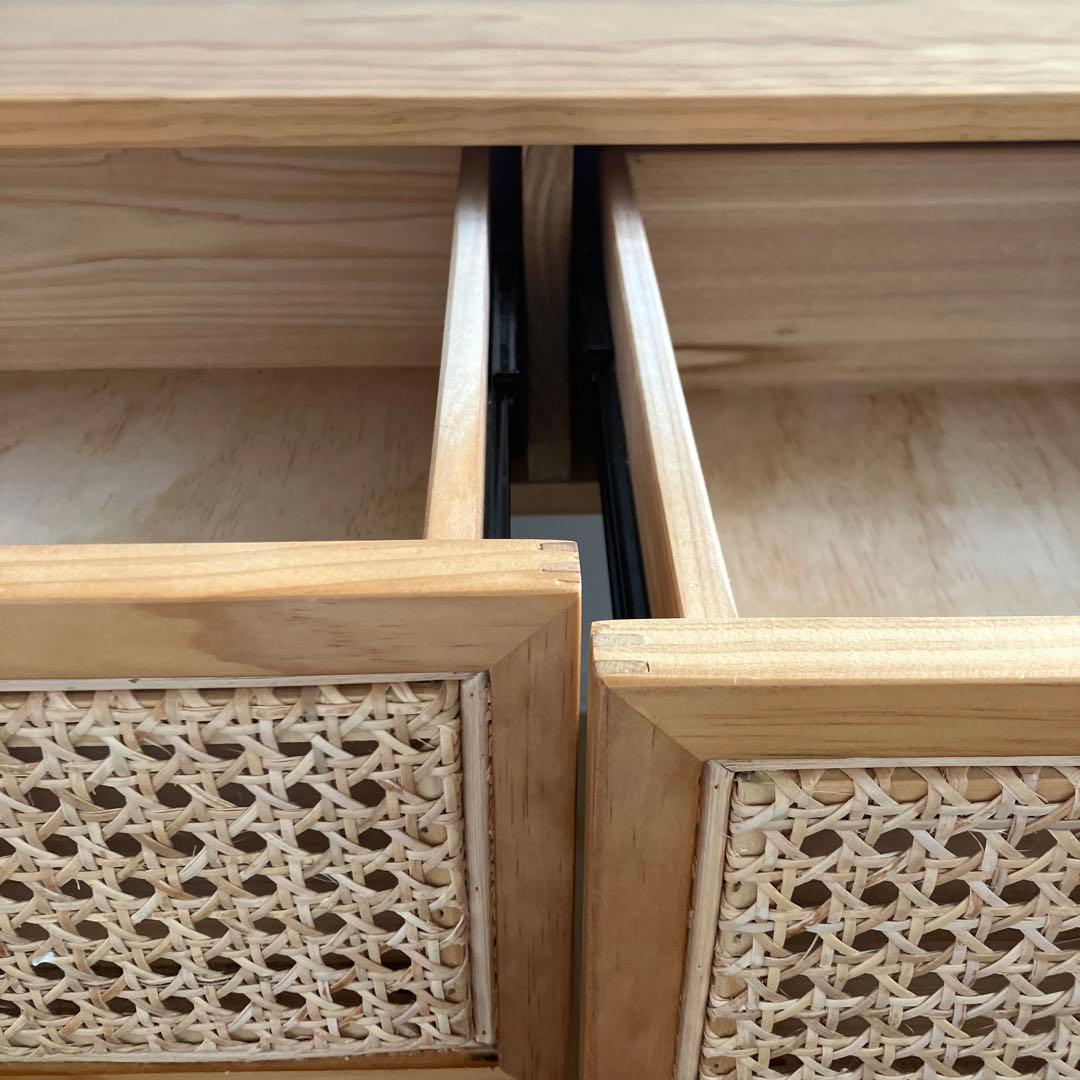 RATTAN DRAWER DESK / ラタンドロワーデスク