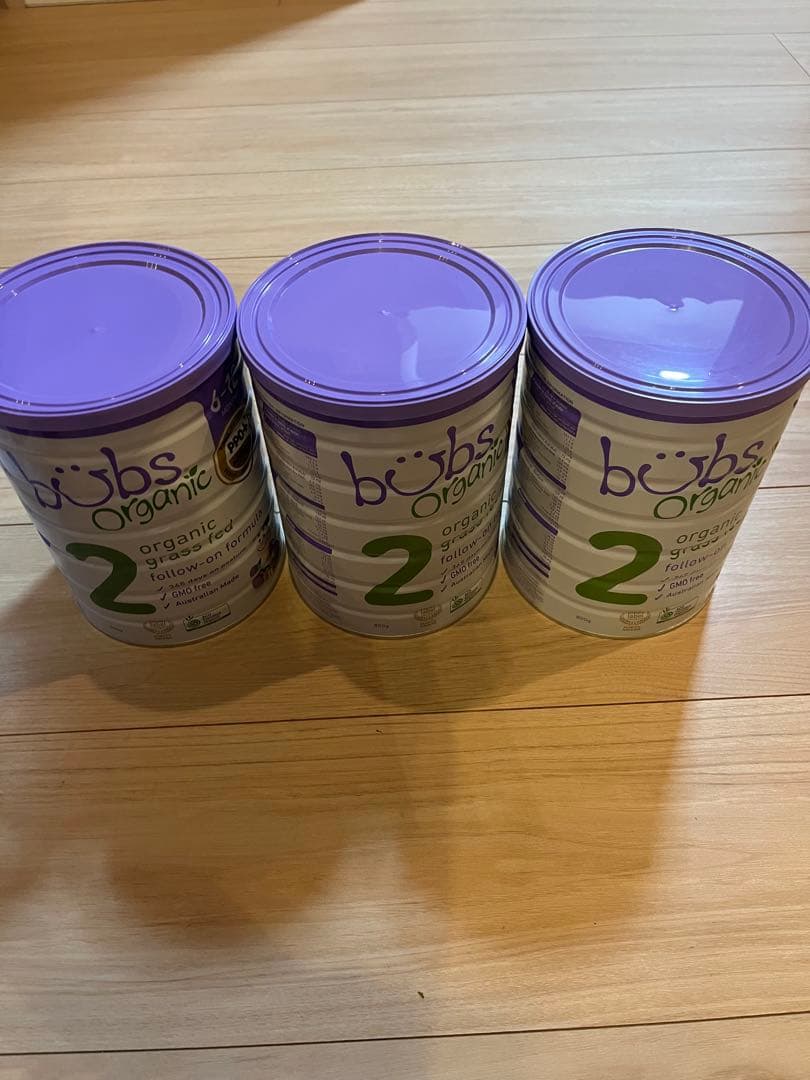 バブズオーガニック粉ミルク２ 800g 3缶セット
