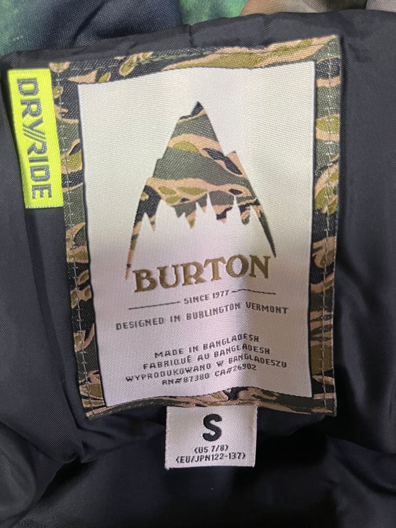 バートン　スノーボード　ジャケット＆パンツ　子供用