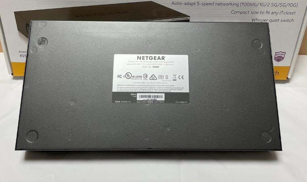 USED NETGEAR XS508M 8ポートスイッチ 10G