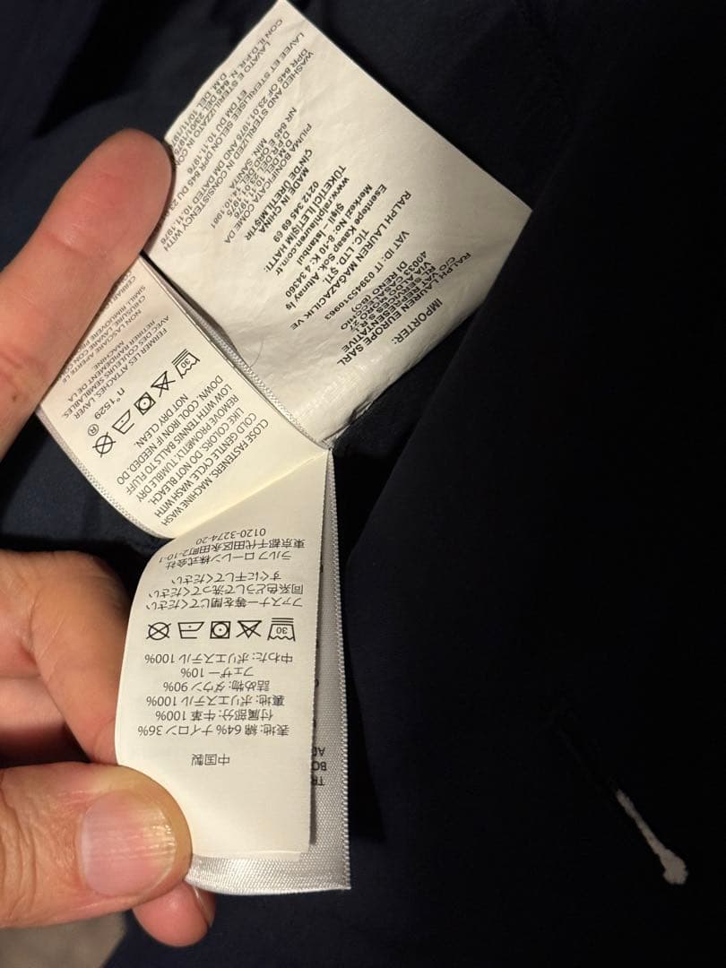 定価82500円　ラルフローレン　ダウンジャケット　ピーコート　日本M USN