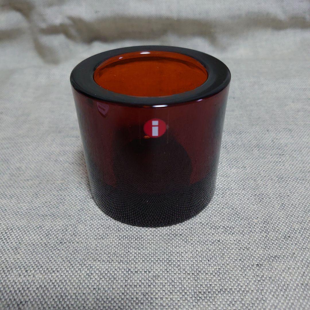 イッタラ マリメッコ kivi ブラウン キビ キャンドルホルダー