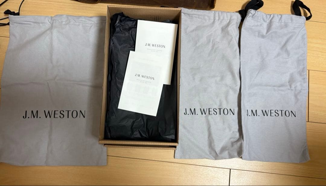 jm weston 180 ブラック　6/D シューツリー付き