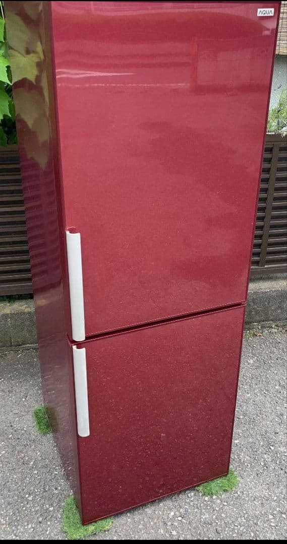 アクア大型2ドア冷凍冷蔵庫　270L ドアアラームLED照明省エネ設計