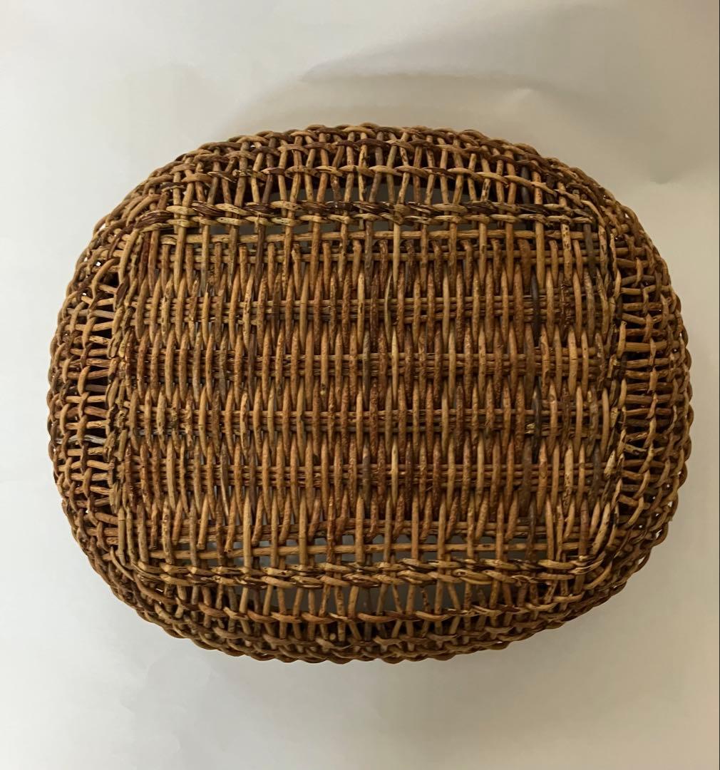 中川原信一さん　あけびかご