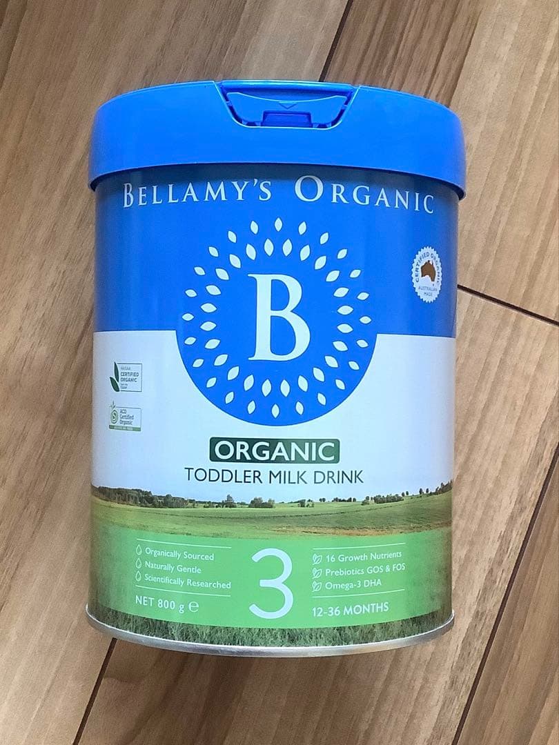 Bellamy’sベラミーズ・オーガニック牛の粉ミルク(12ヶ月〜)3缶