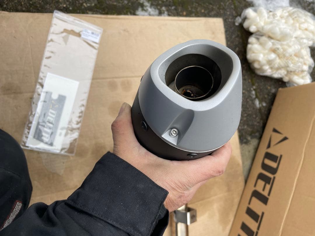 CRF250Lデルタマフラー