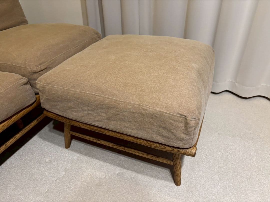 モモナチュラル　クラウドソファ　オットマン