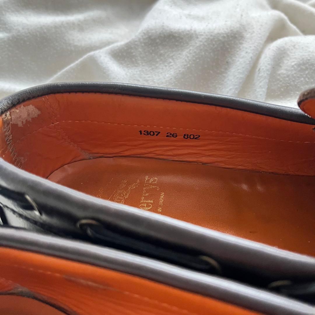 も*あ様 Burberry タッセルローファー レザー ブラック 厚底 26cm