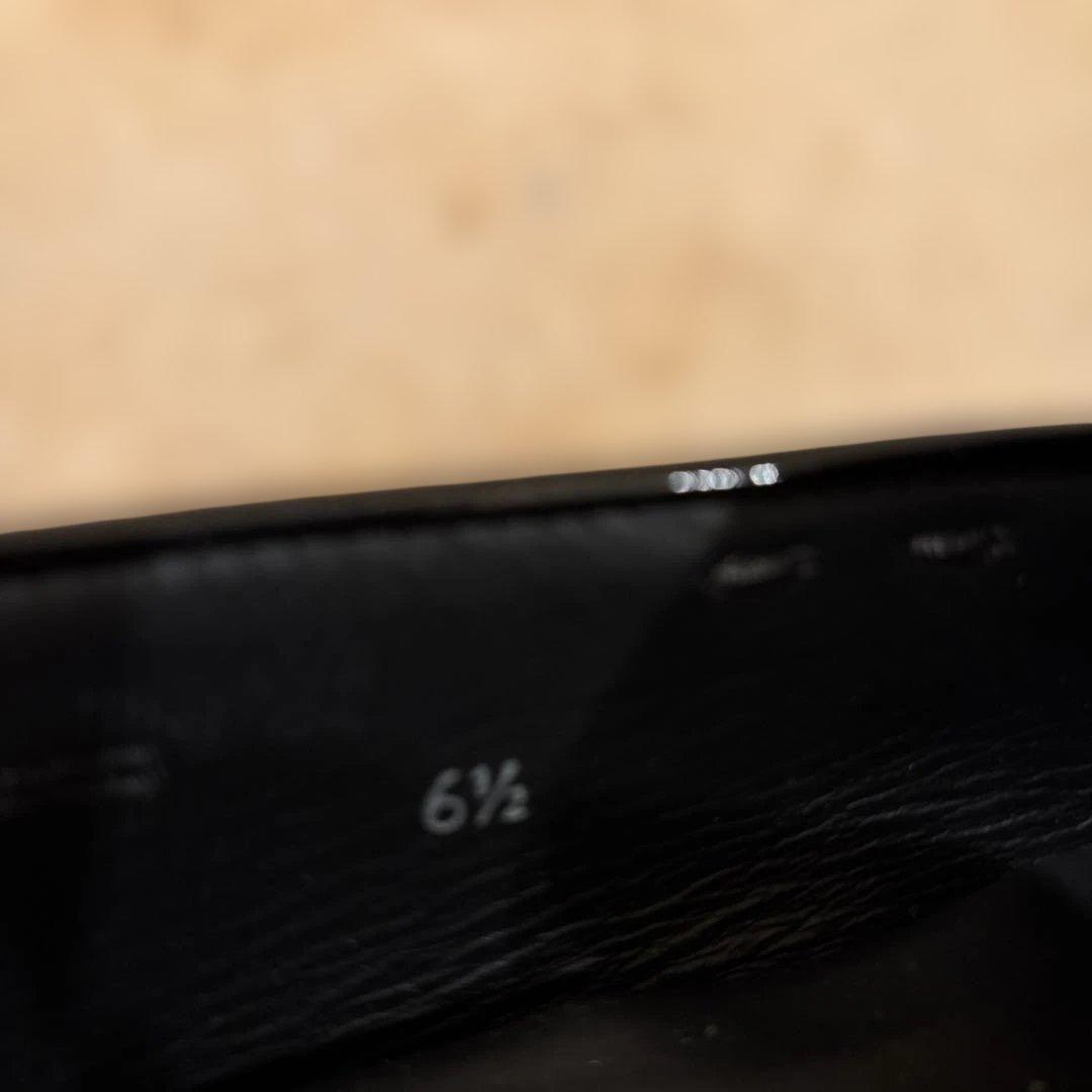 TODS ドライビングシューズ　黒エナメル　サイズ6 1/2 25㎝