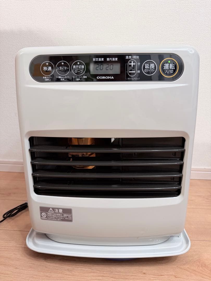 24年製CORONA 石油ファンヒーター ホワイト FH-G3224Y
