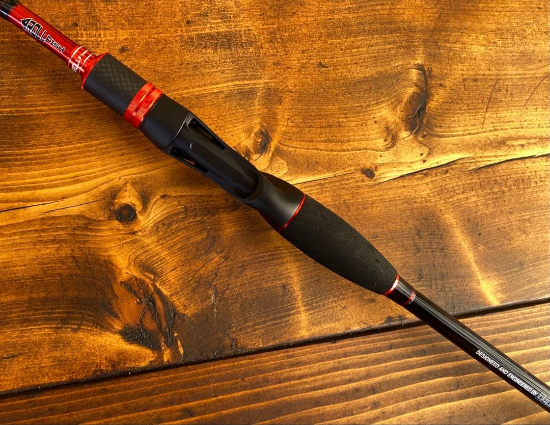 ジギングロッド　デジタルカウンター付きリール　イカメタル　スパイラル　左ハンドル