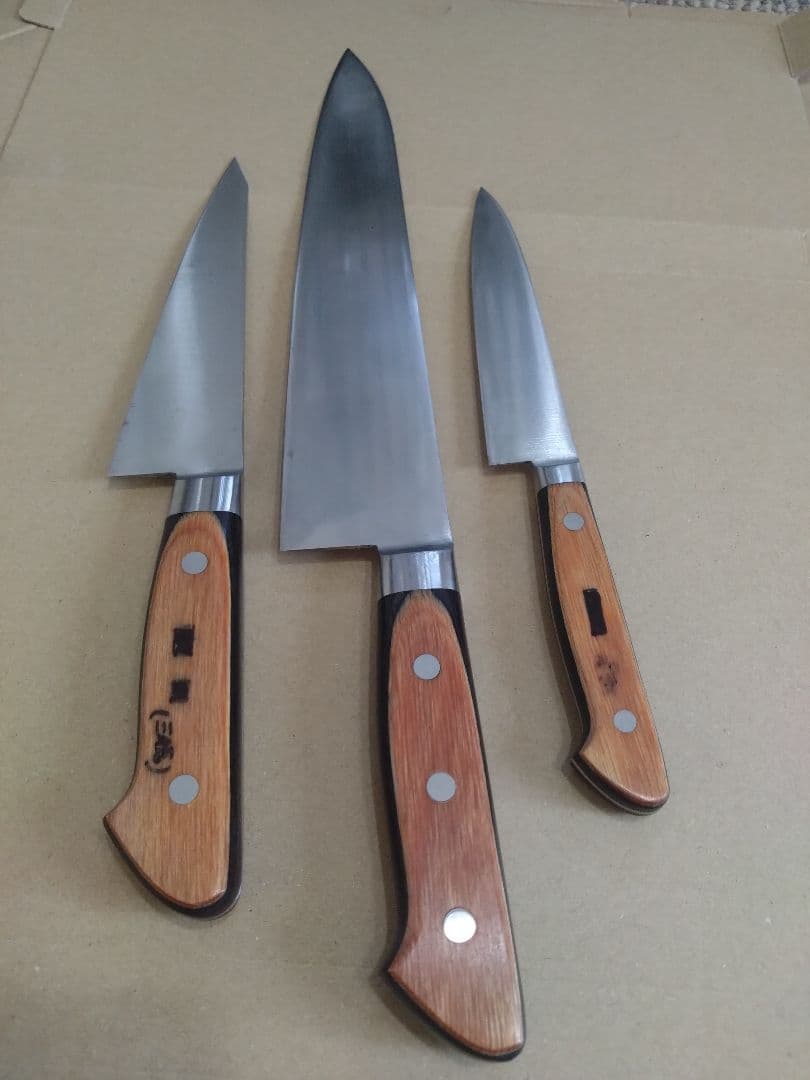 堺刀司 MXMシリーズ　三本セット 　牛刀　ガラスキ　ペティ