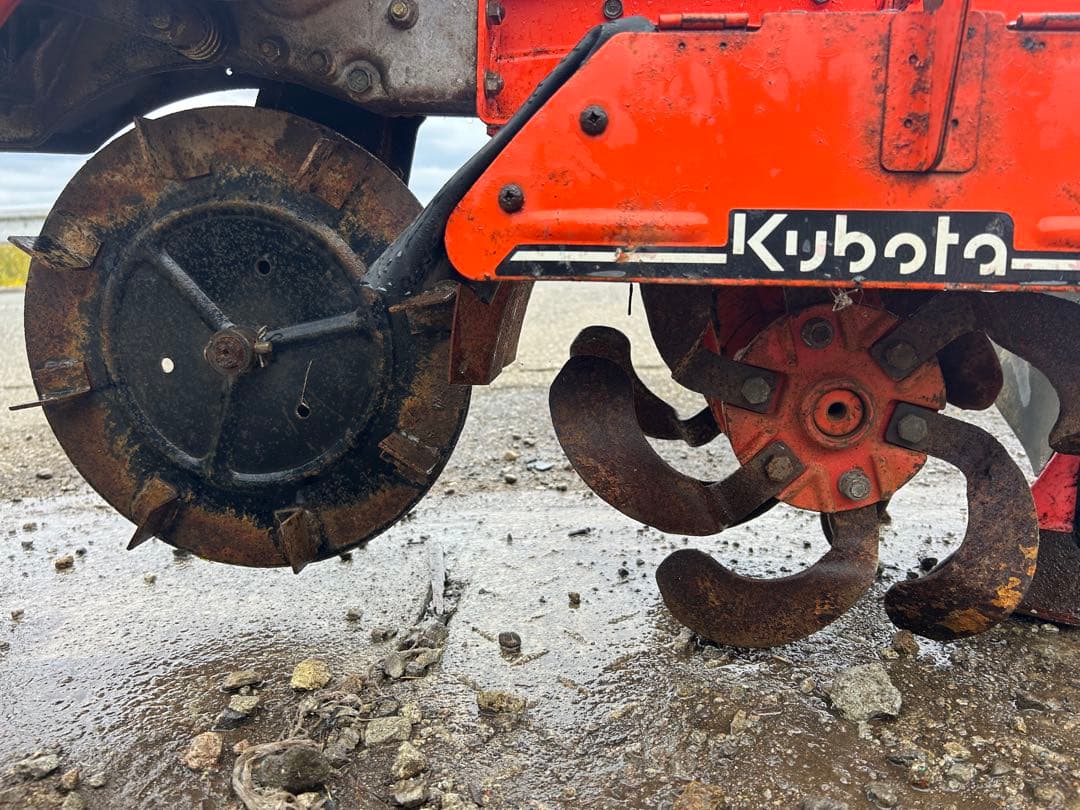 宮崎　クボタ　管理機 4馬力 耕運機 畝上げ 培土　正転逆転　畝立て　培土器付き